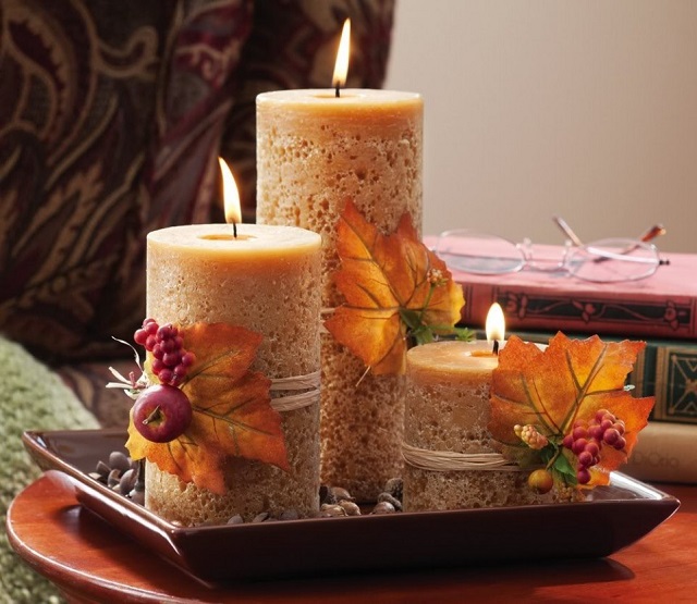 Thanksgiving candles