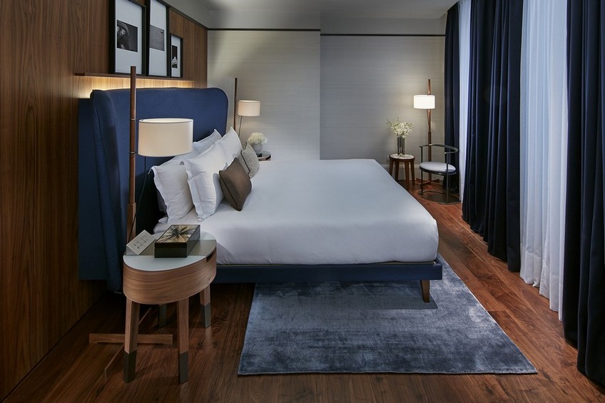 Milano suite bedroom designed by Gio Ponti