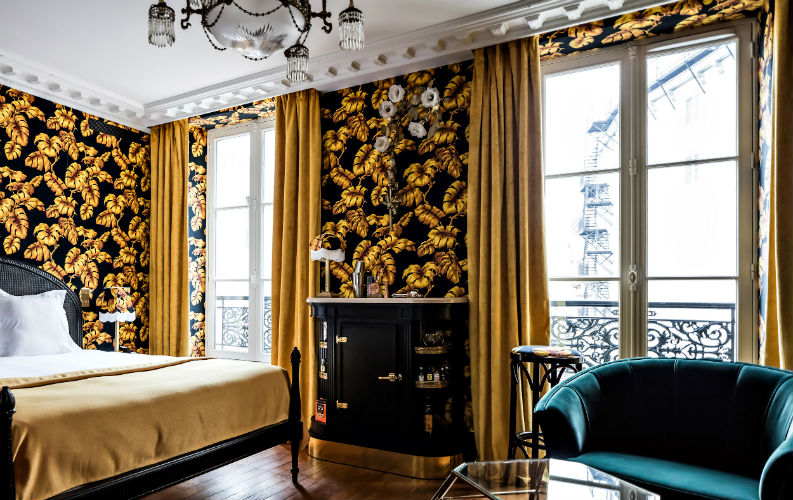 The unique interior design of the Hotel Providence Paris4