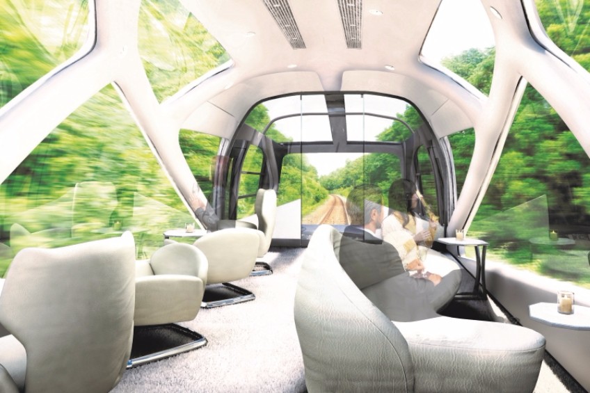 Get To Know The Luxurious Interiors Of The New High-end Japanese Train