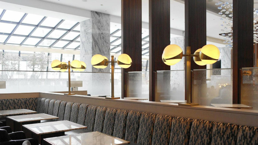 Midcentury restaurant furniture - dining room Lighting fixtures