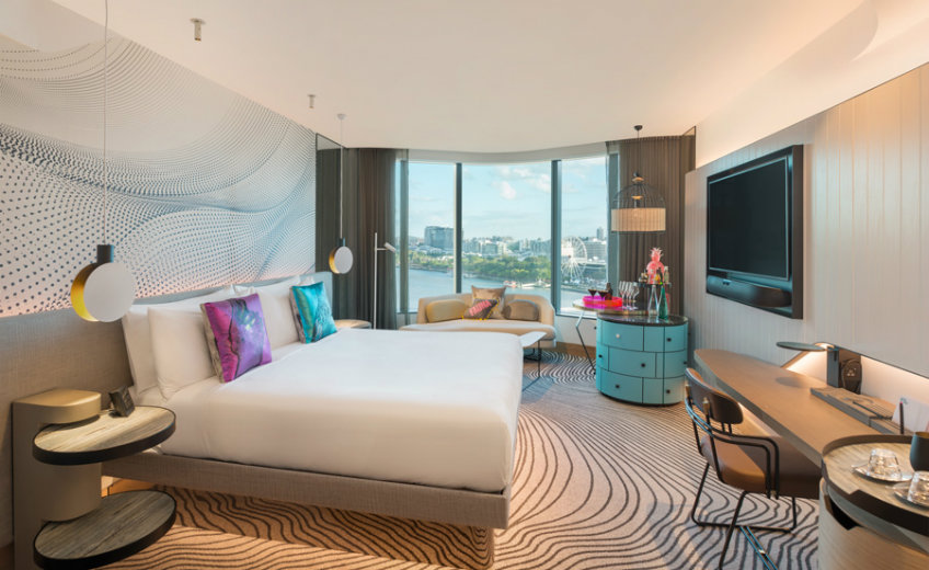 Hotel bedroom decor ideas at W Hotel Brisbane