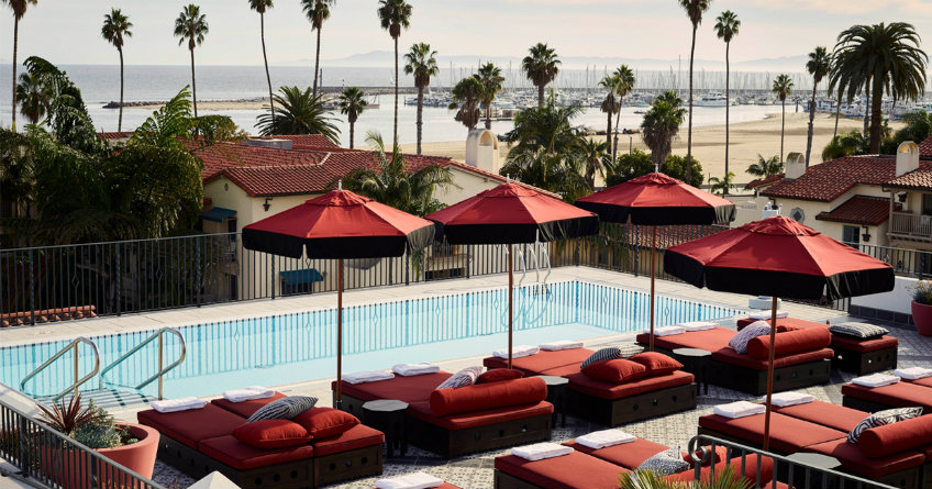 Hotel Californian at Santa Barbara outdoors
