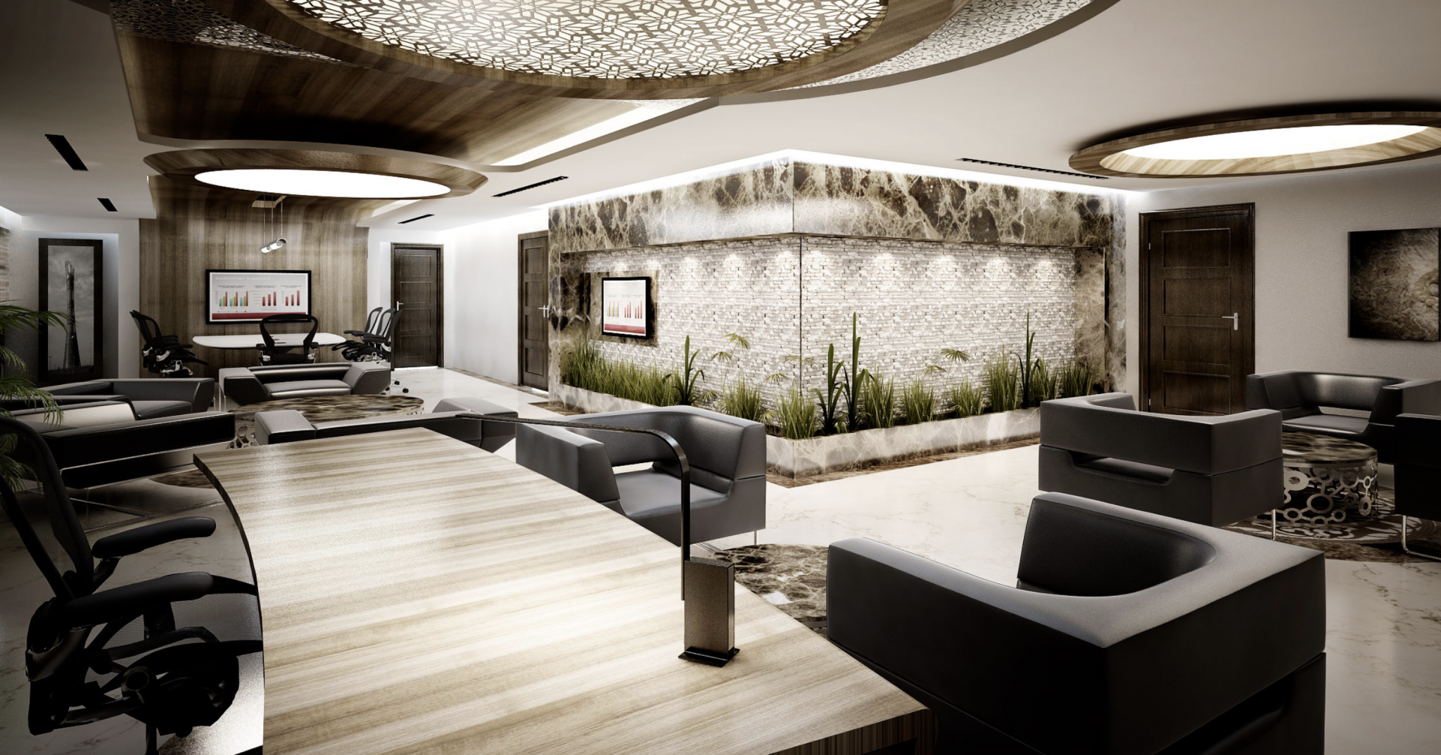 Design 4 room And Its Inspiring Office Designs | Design Contract